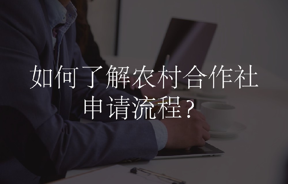 如何了解农村合作社申请流程？